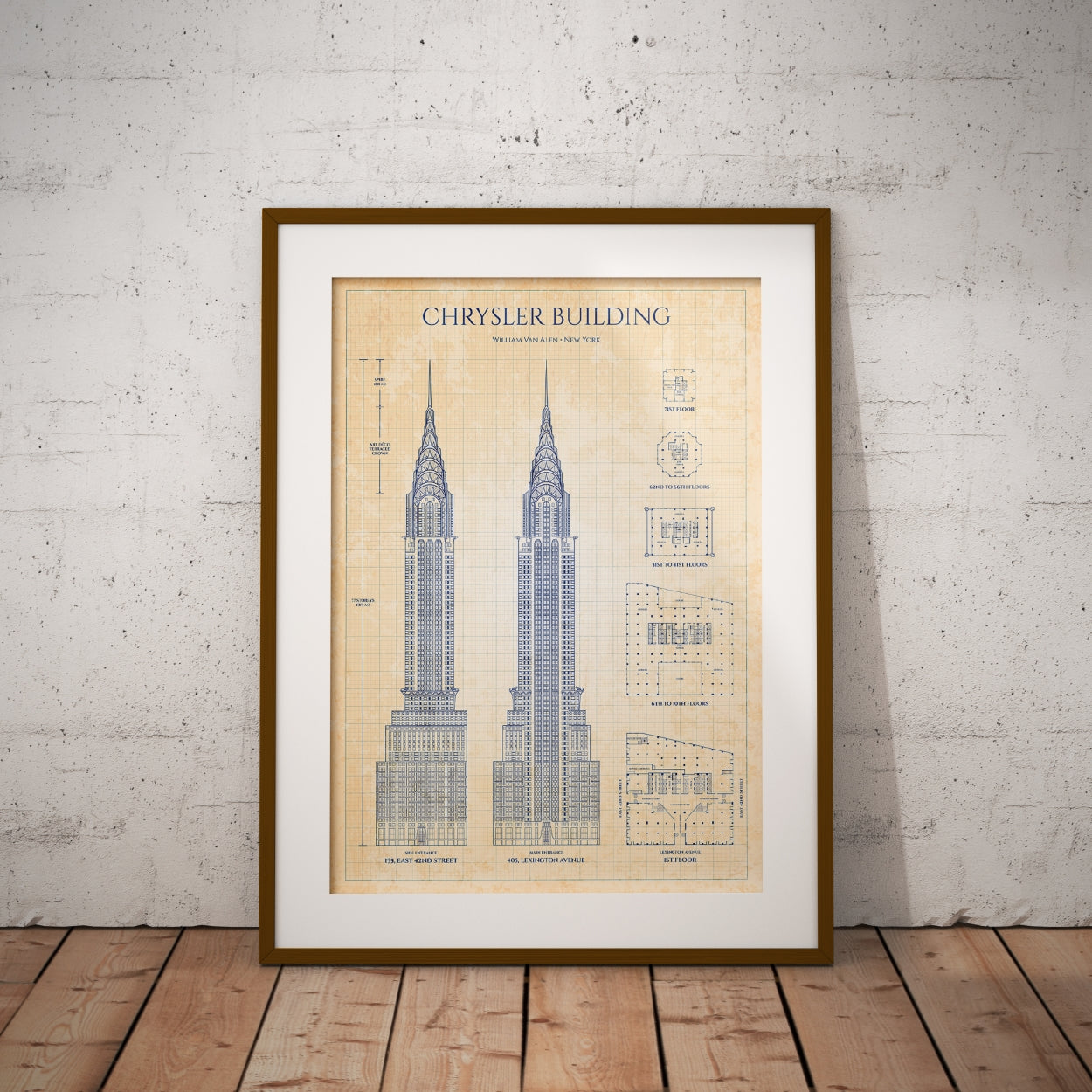Chrysler Building Poster