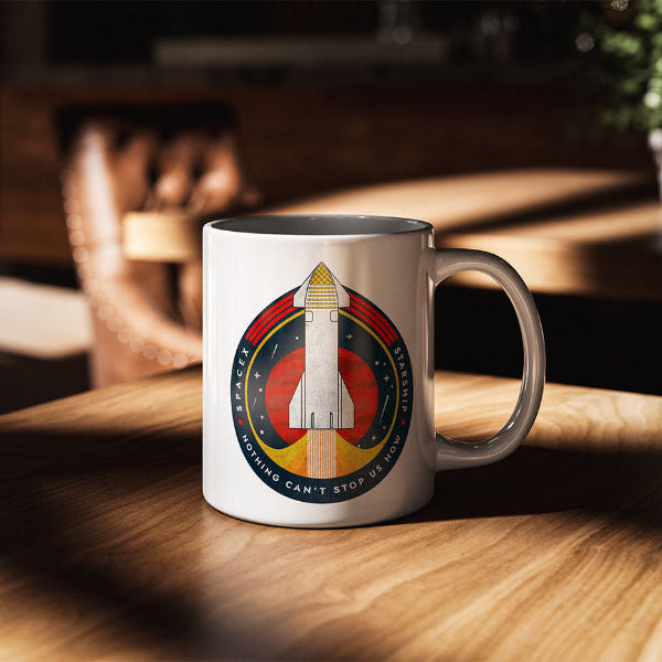 SpaceX-Starship: Nothing Can't Stop Us Now. Mug