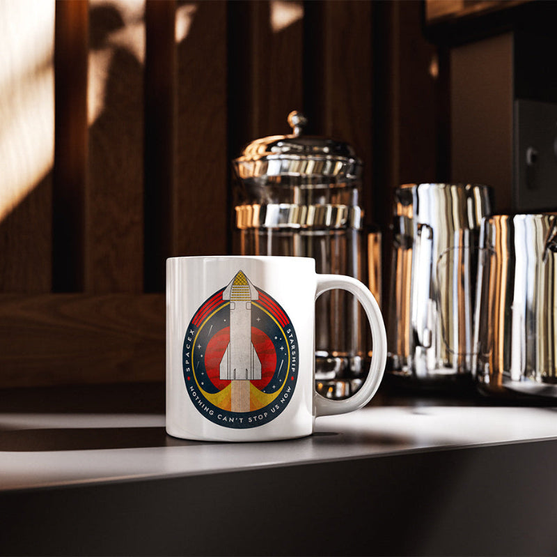 SpaceX-Starship: Nothing Can't Stop Us Now. Mug