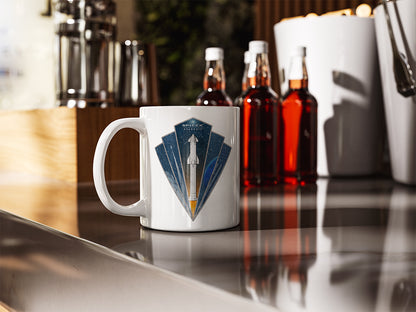 Starship Rocket Badge - Mug