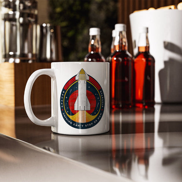 SpaceX-Starship: Nothing Can't Stop Us Now. Mug