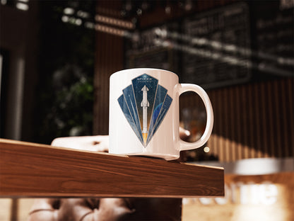 Starship Rocket Badge - Mug