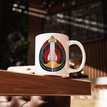 SpaceX-Starship: Nothing Can't Stop Us Now. Mug