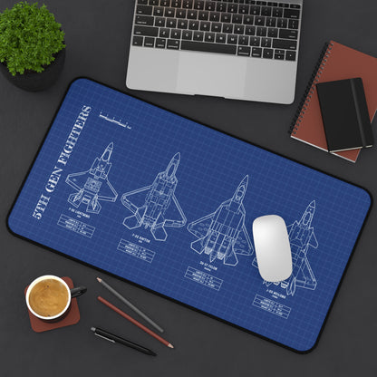 5th Gen Fighters Desk Mat