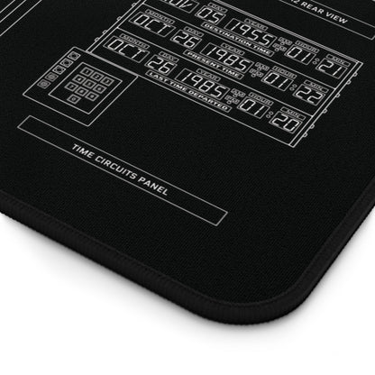DeLorean Back to the Future Desk Mat