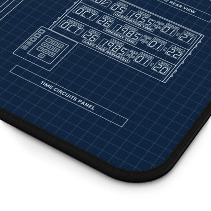 DeLorean Back to the Future Desk Mat