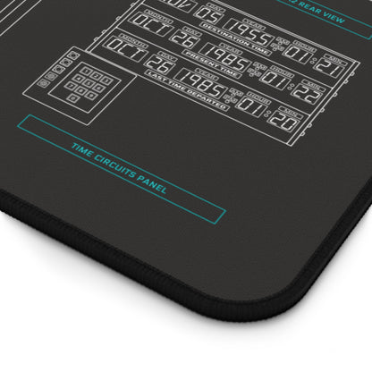 DeLorean Back to the Future Desk Mat