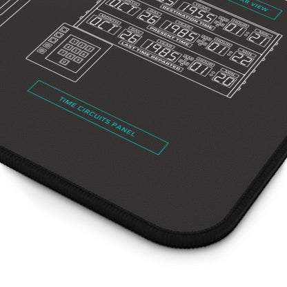 DeLorean Back to the Future Desk Mat