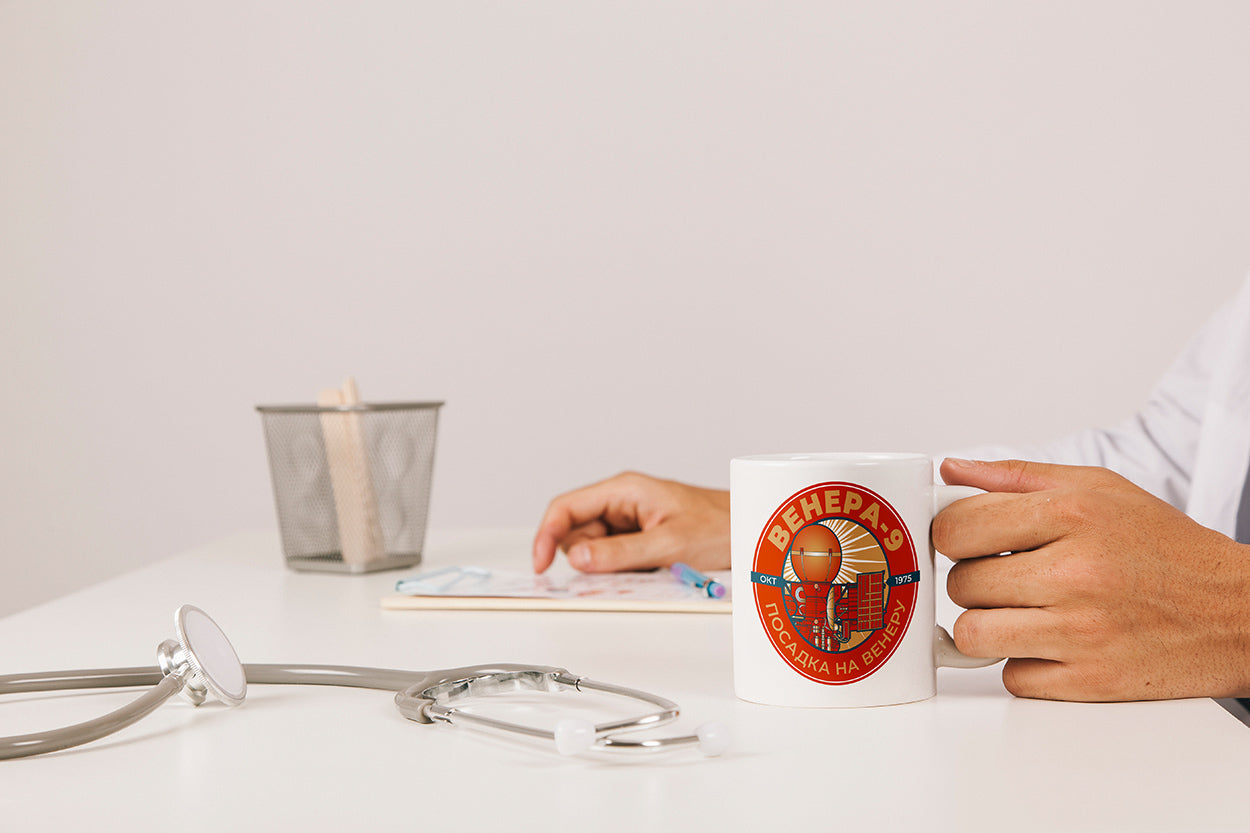 Venera 9 Spacecraft. Oct 1975. Landing on Venus Mug