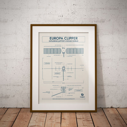 Europa Clipper Vertical Poster