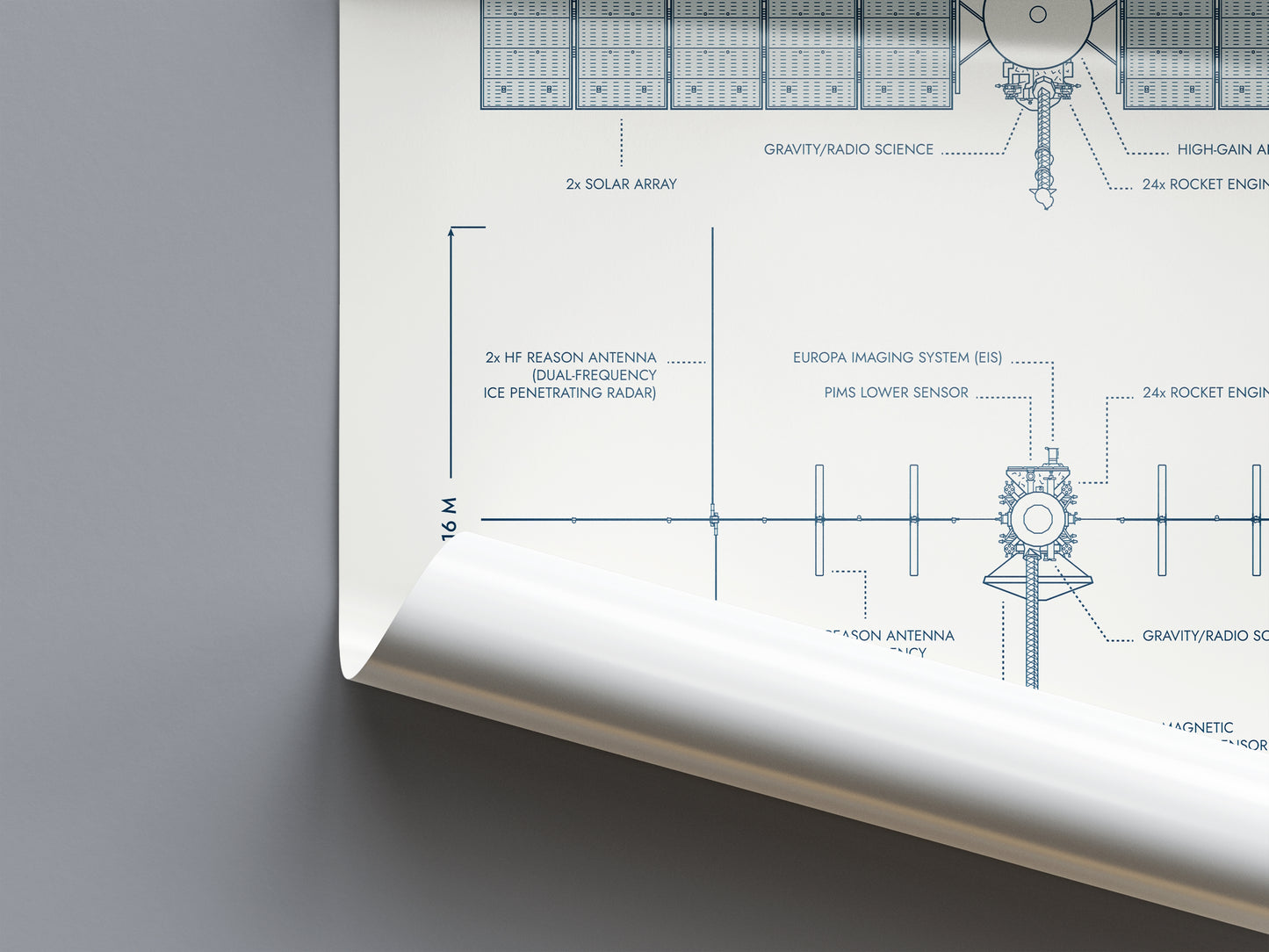 Europa Clipper Vertical Poster
