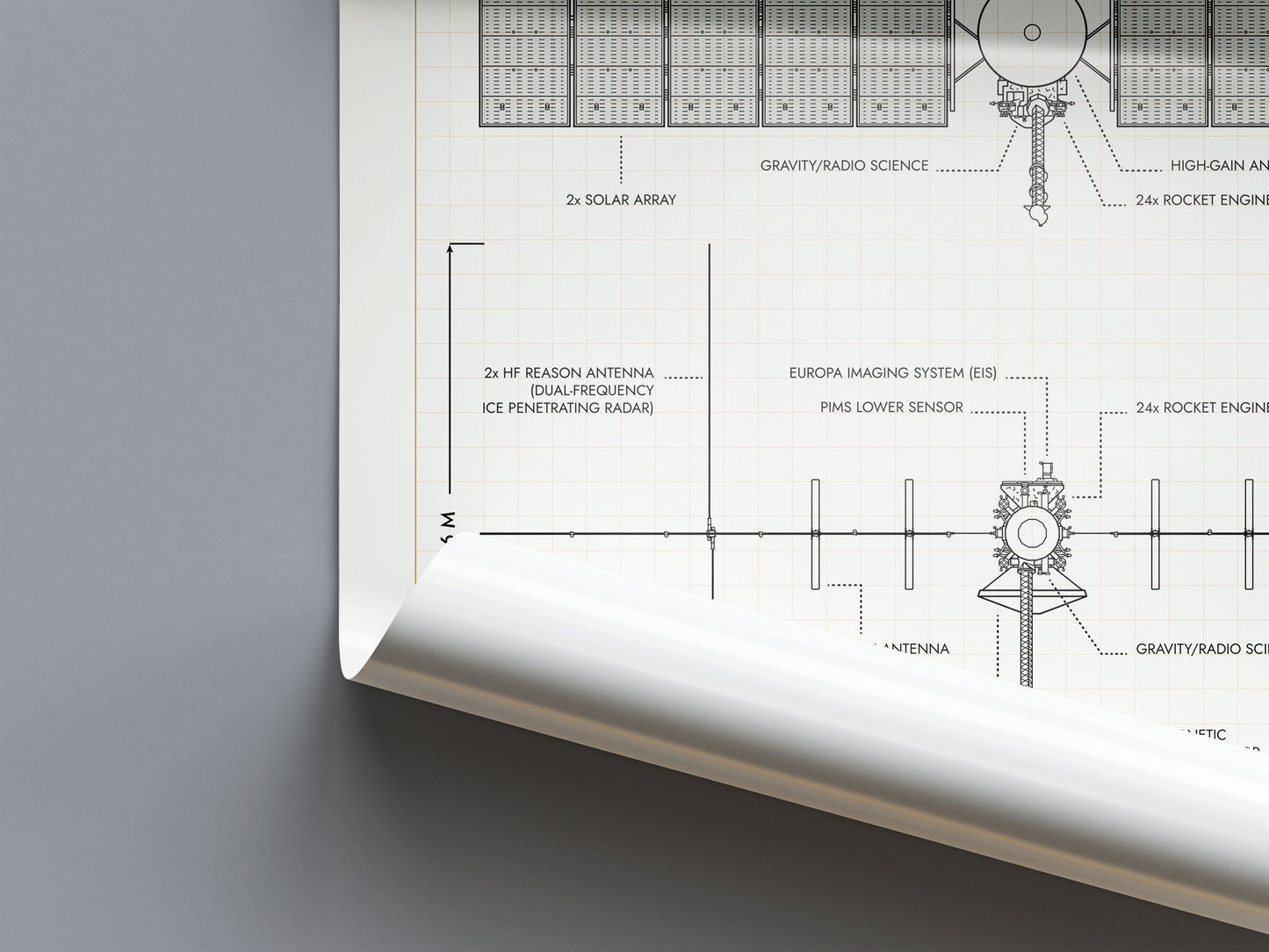 Europa Clipper Vertical Poster