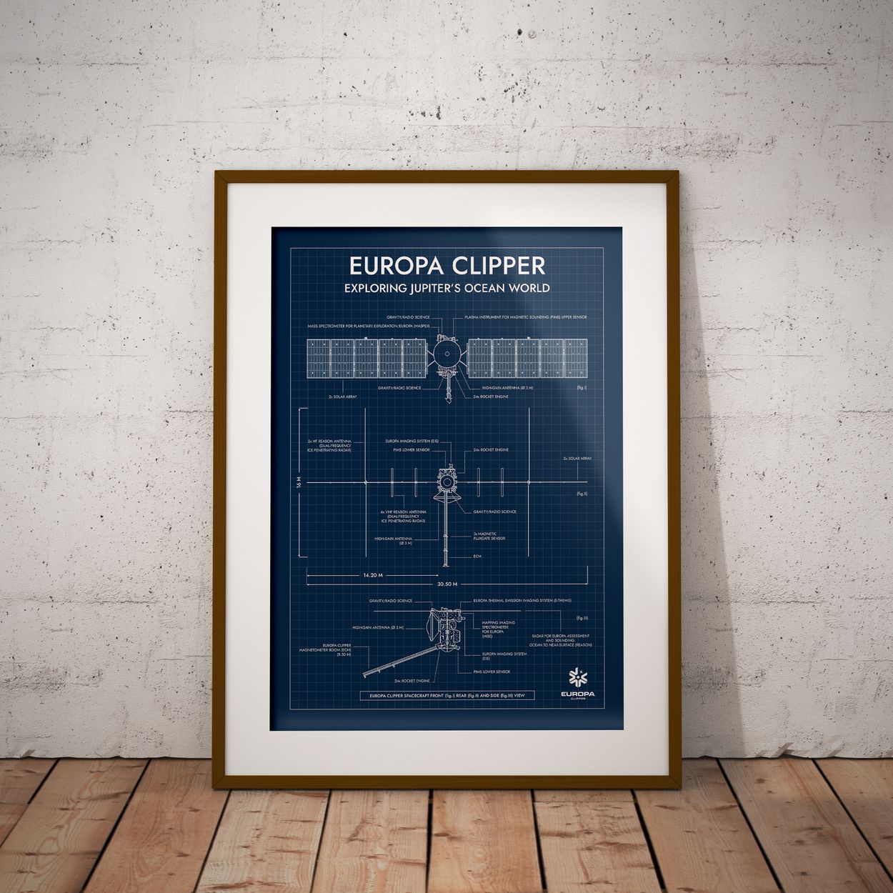 Europa Clipper Vertical Poster