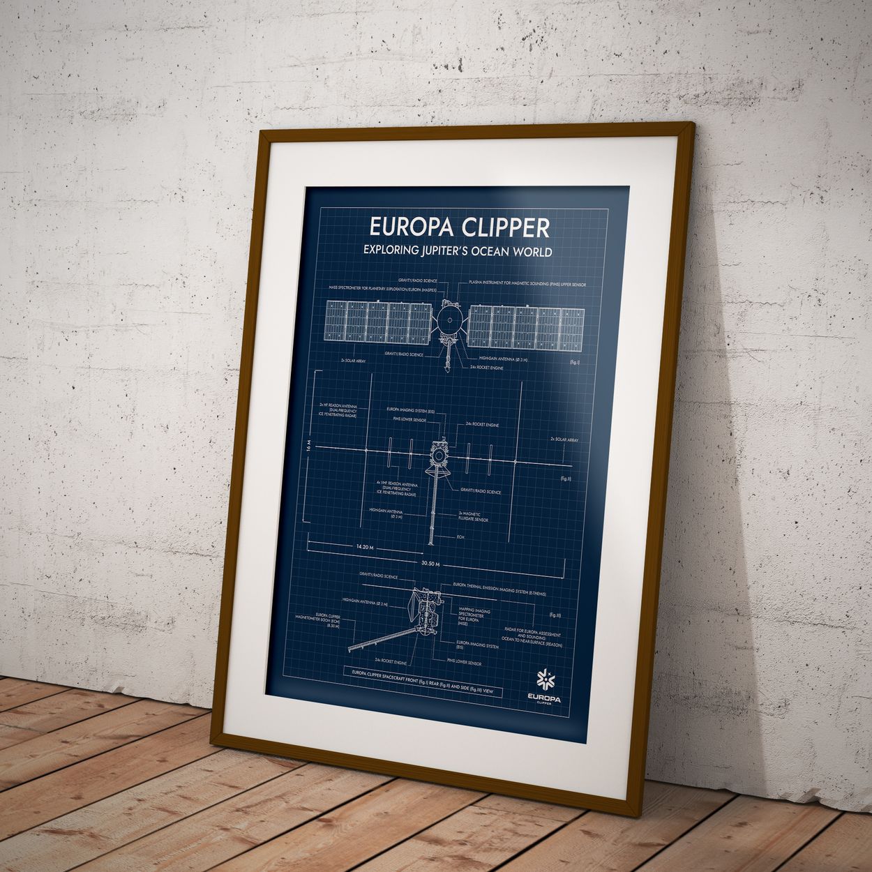 Europa Clipper Vertical Poster