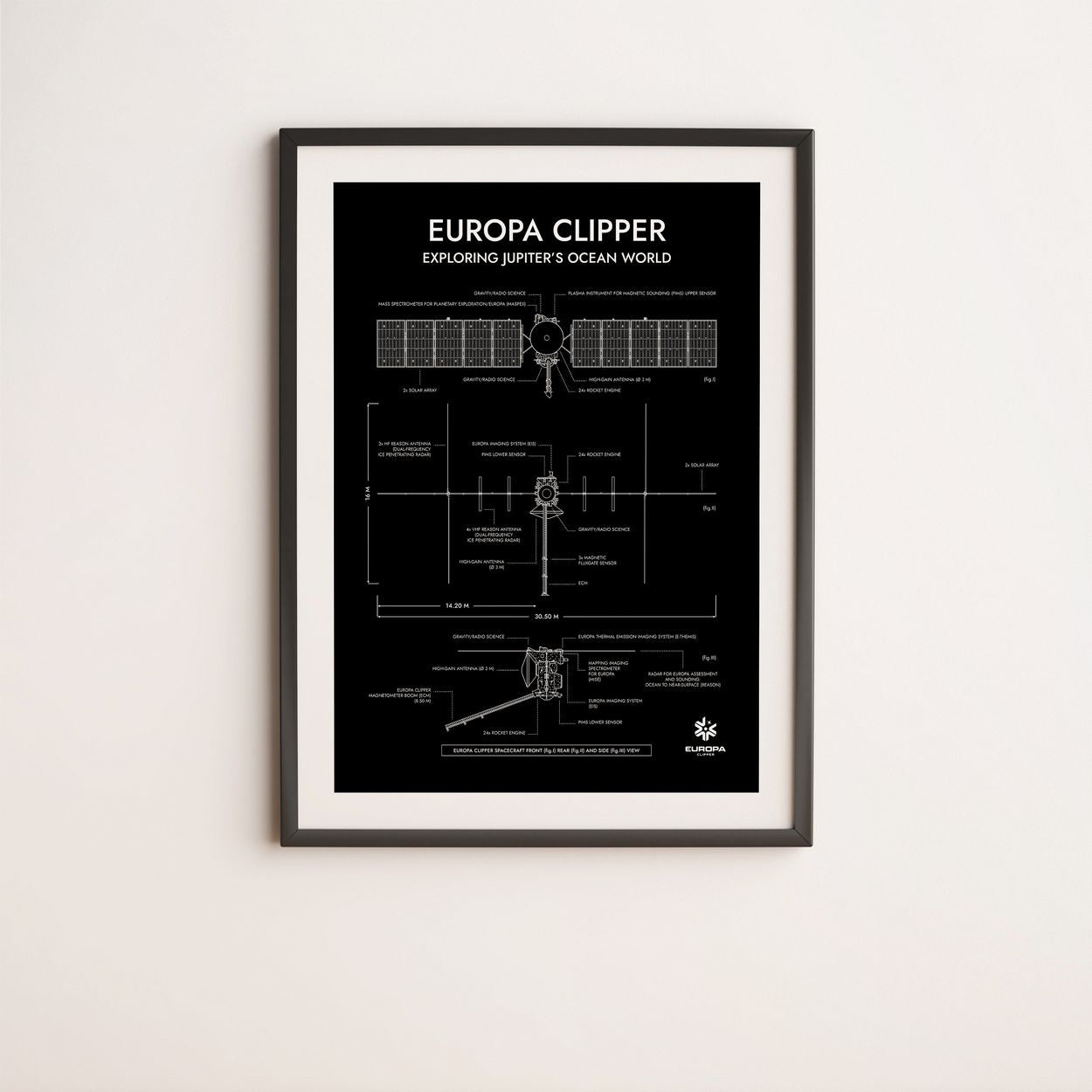 Europa Clipper Vertical Poster