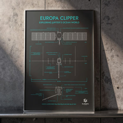 Europa Clipper Vertical Poster