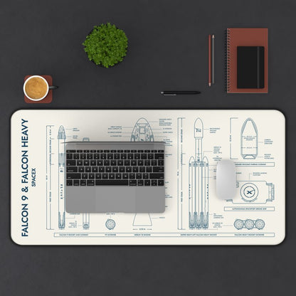 SpaceX Falcon 9 & Falcon Heavy Desk Mat