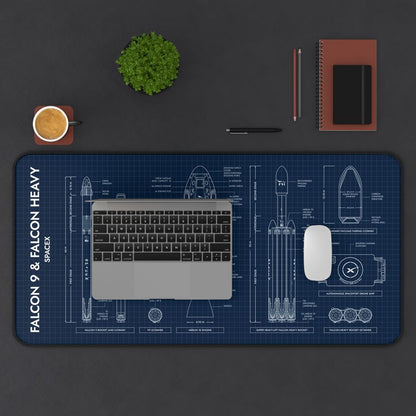 SpaceX Falcon 9 & Falcon Heavy Desk Mat