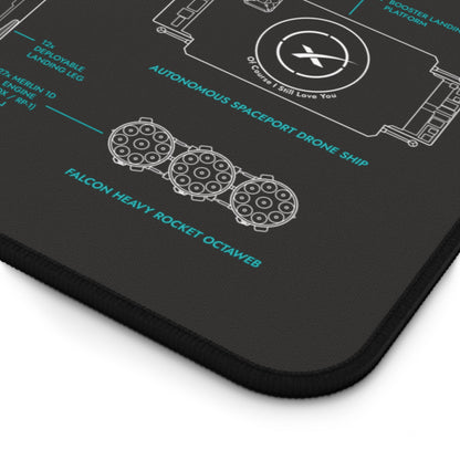 SpaceX Falcon 9 & Falcon Heavy Desk Mat