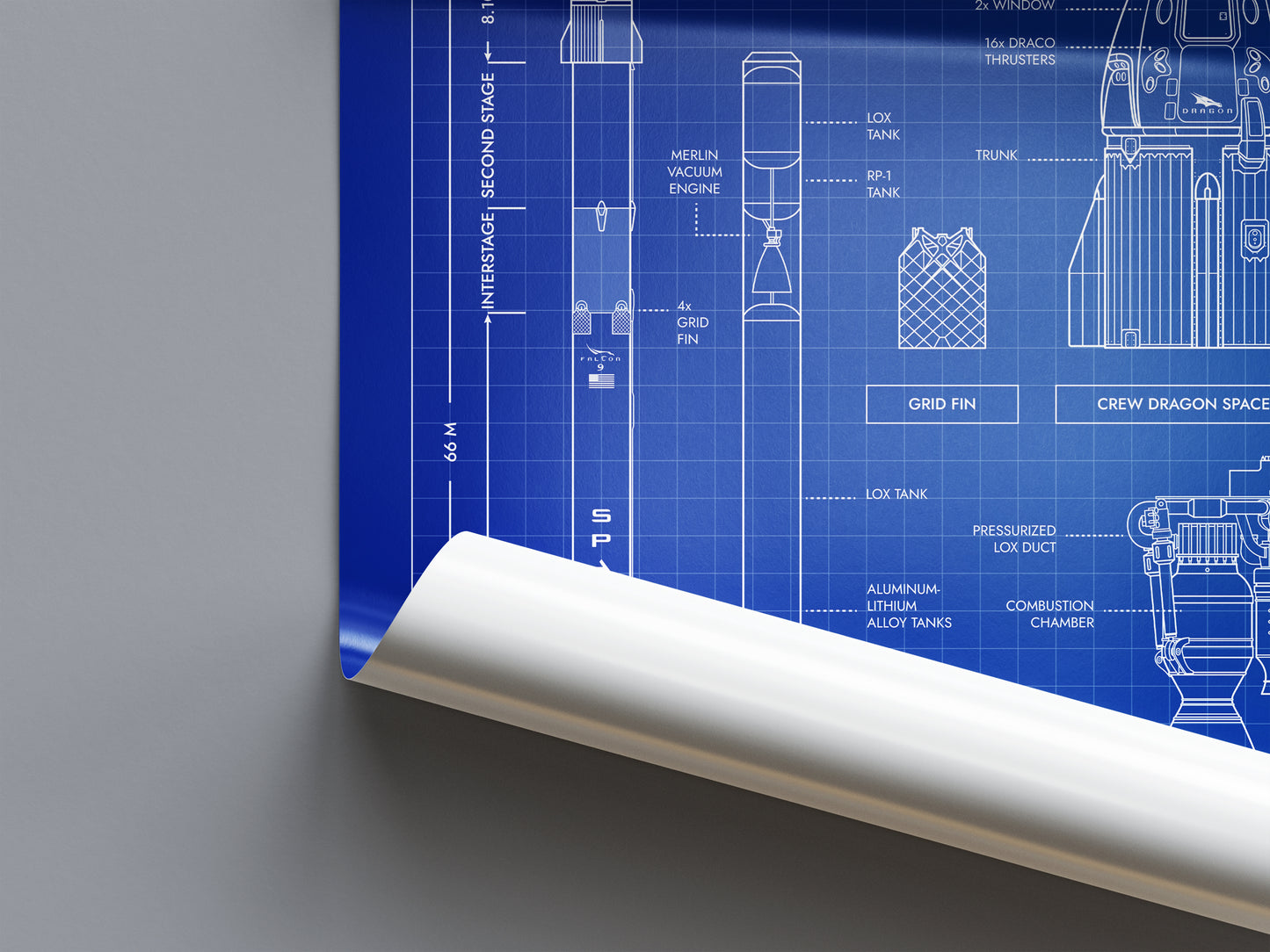 SpaceX: Falcon 9 & Falcon Heavy Poster