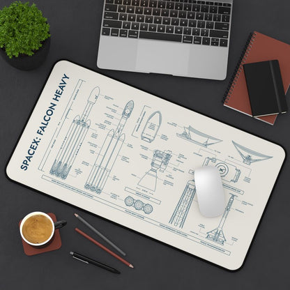 SpaceX Falcon Heavy Desk Mat