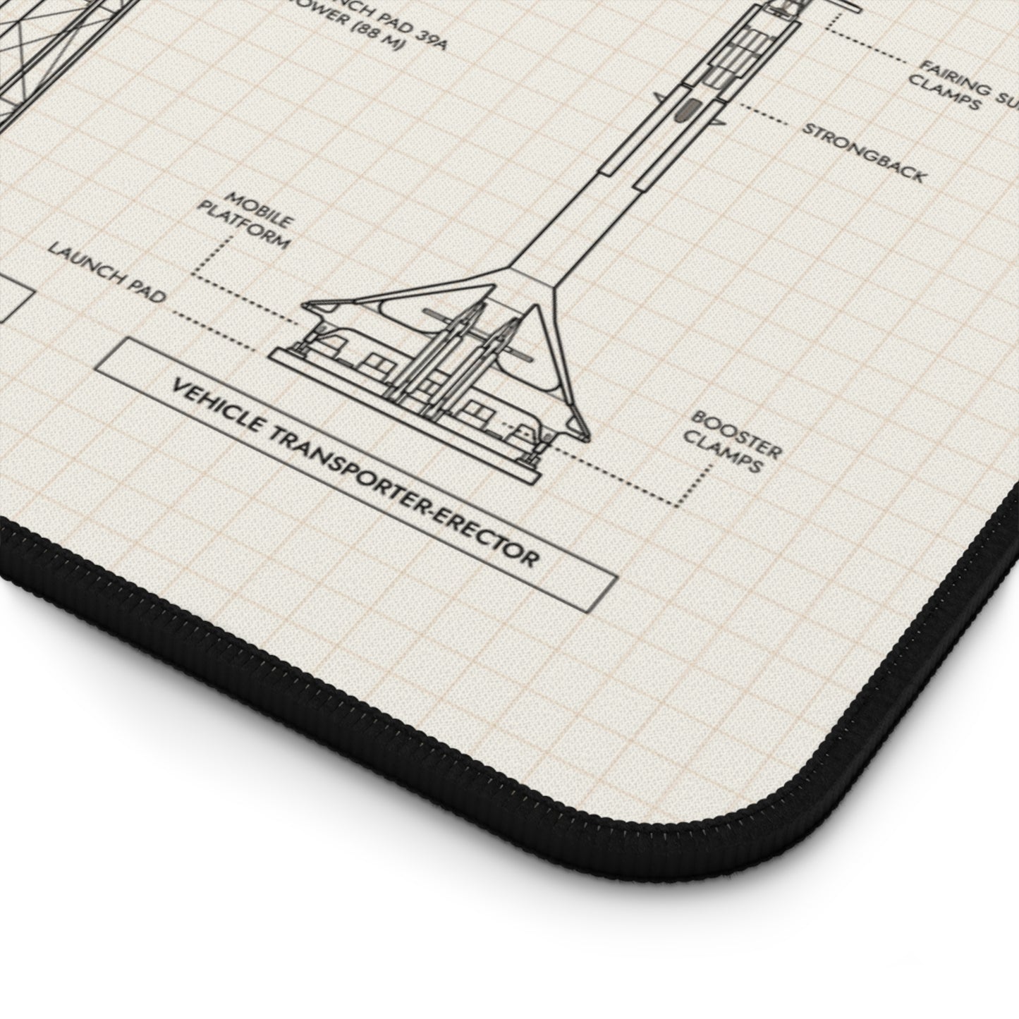 SpaceX Falcon Heavy Desk Mat