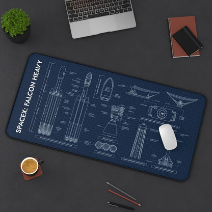 SpaceX Falcon Heavy Desk Mat