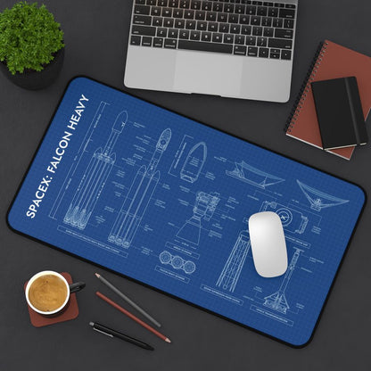 SpaceX Falcon Heavy Desk Mat