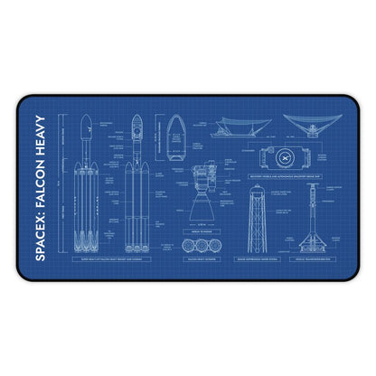 SpaceX Falcon Heavy Desk Mat