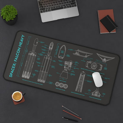 SpaceX Falcon Heavy Desk Mat