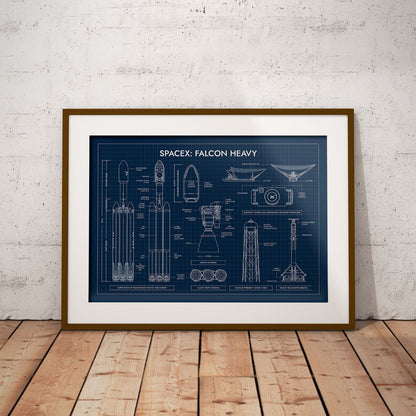 SpaceX: Falcon Heavy Poster
