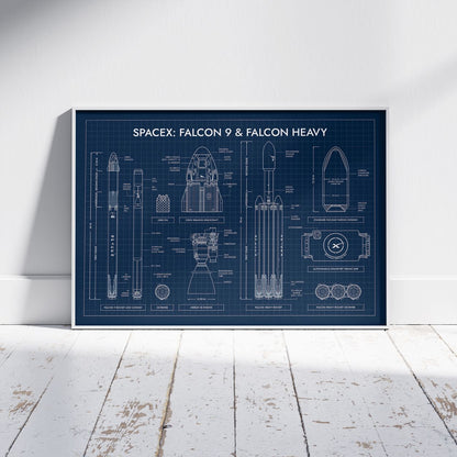 SpaceX: Falcon 9 & Falcon Heavy Poster
