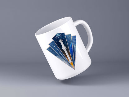 Starship Rocket Badge - Mug
