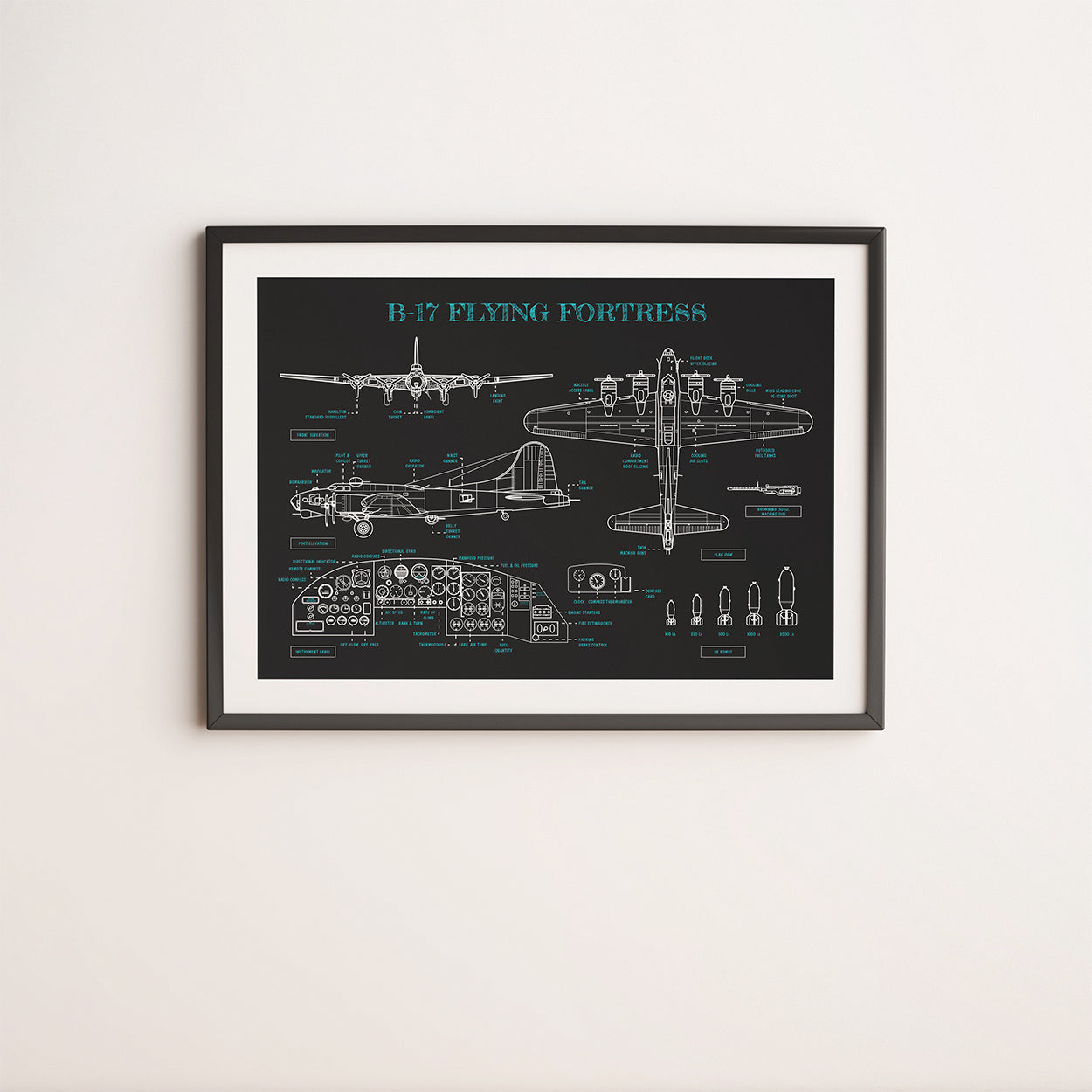 B-17 Flying Fortress Poster
