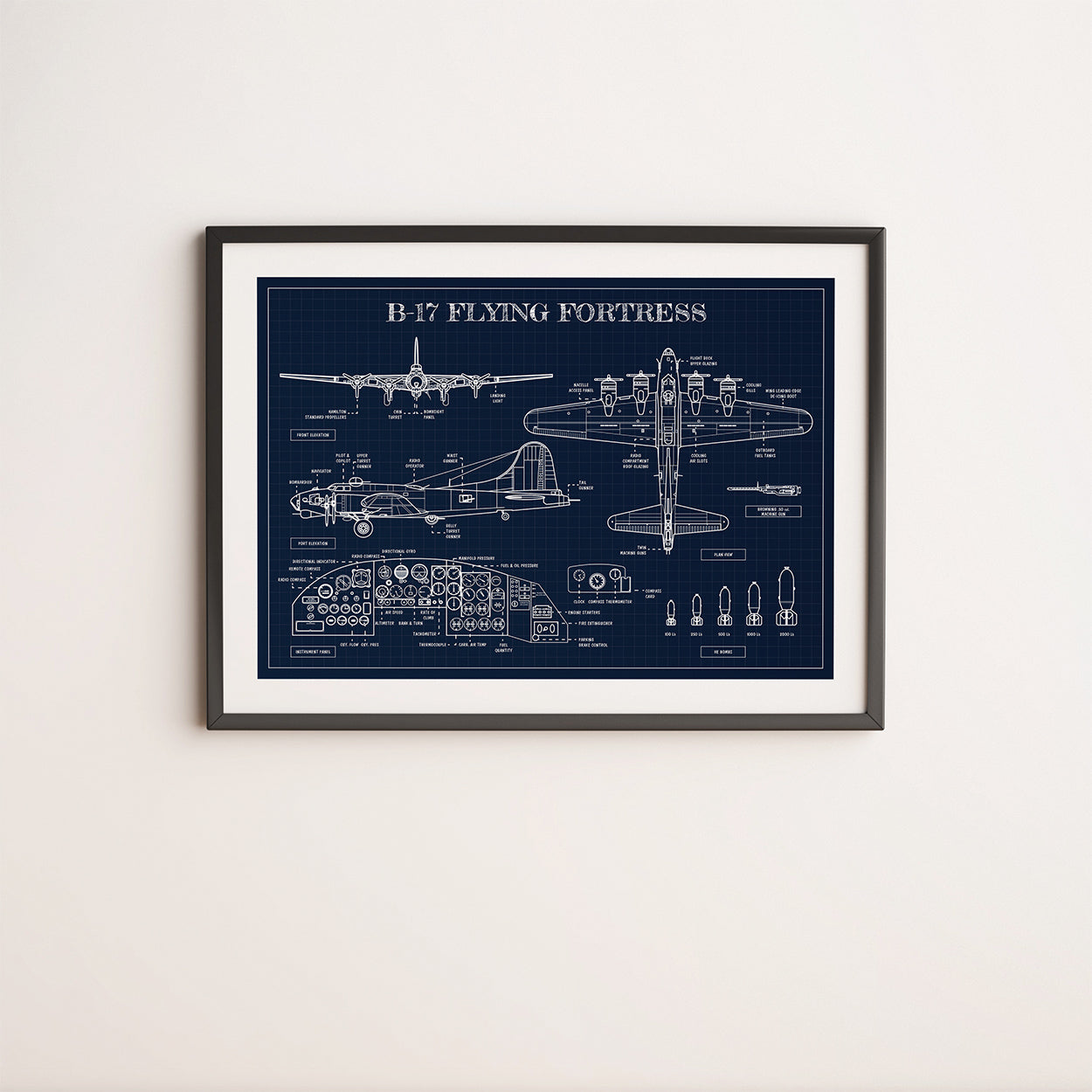 B-17 Flying Fortress Poster