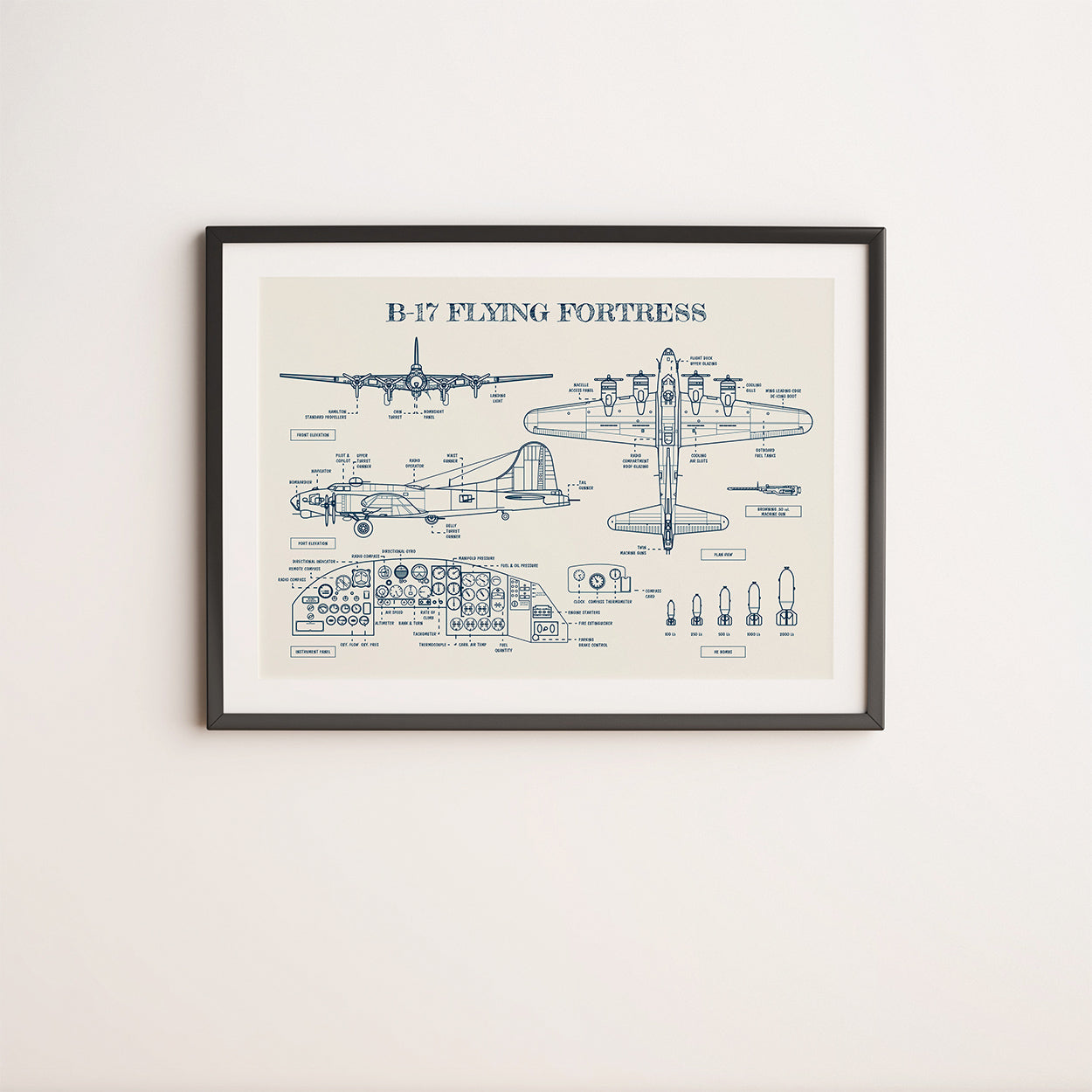 B-17 Flying Fortress Poster