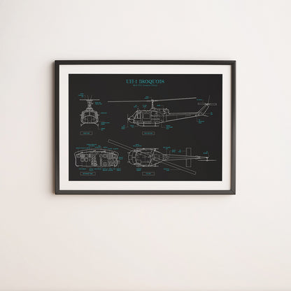 UH-1 Iroquois Poster