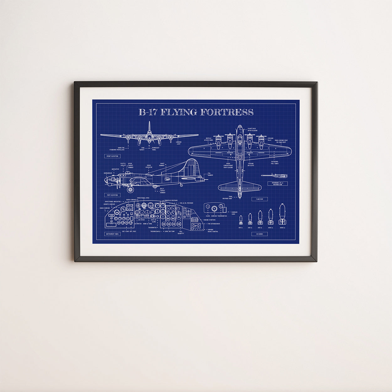 B-17 Flying Fortress Poster