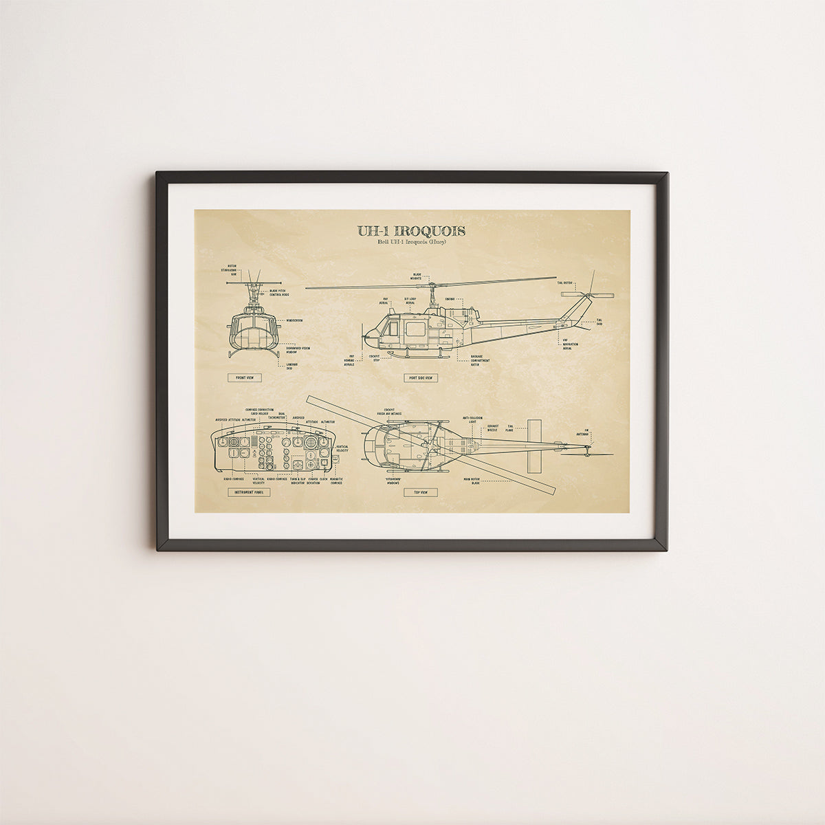 UH-1 Iroquois Poster