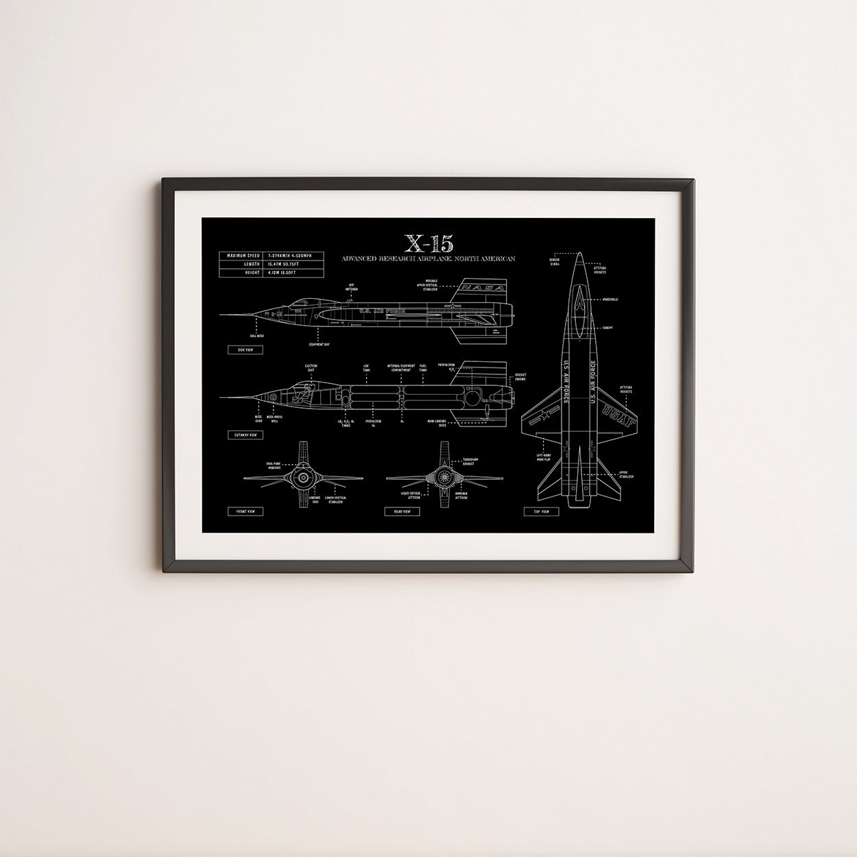 NASA X-15 Poster