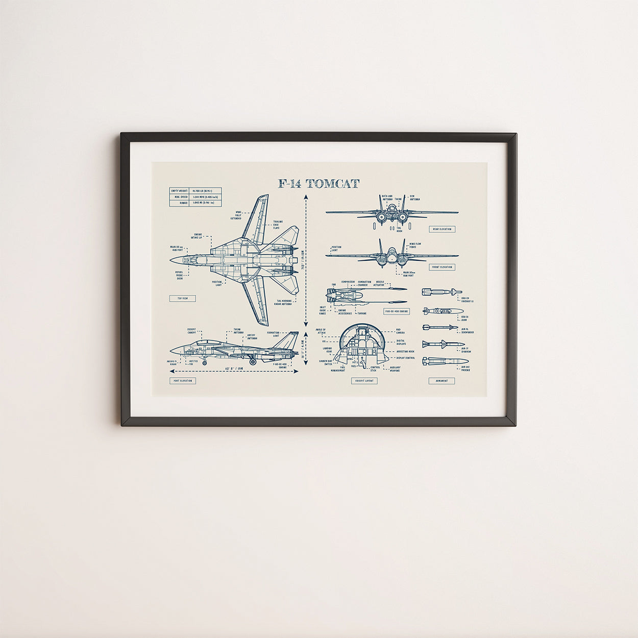 F-14 Tomcat Poster
