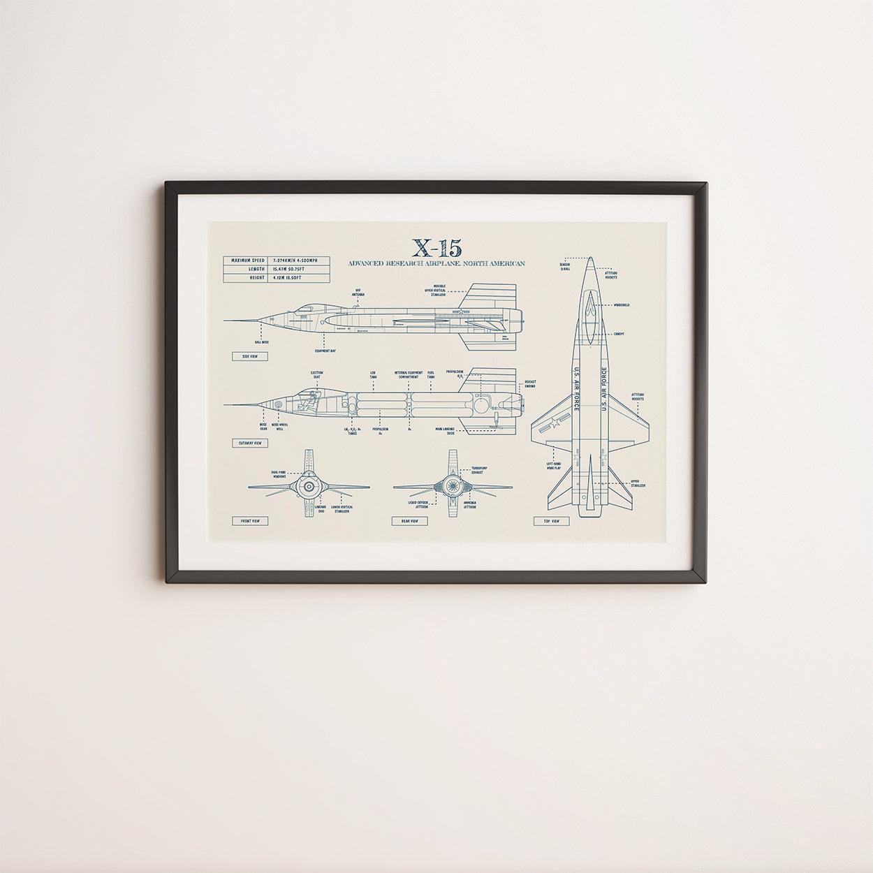 NASA X-15 Poster