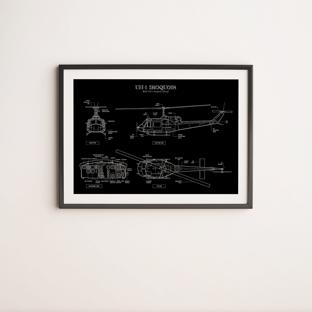UH-1 Iroquois Poster