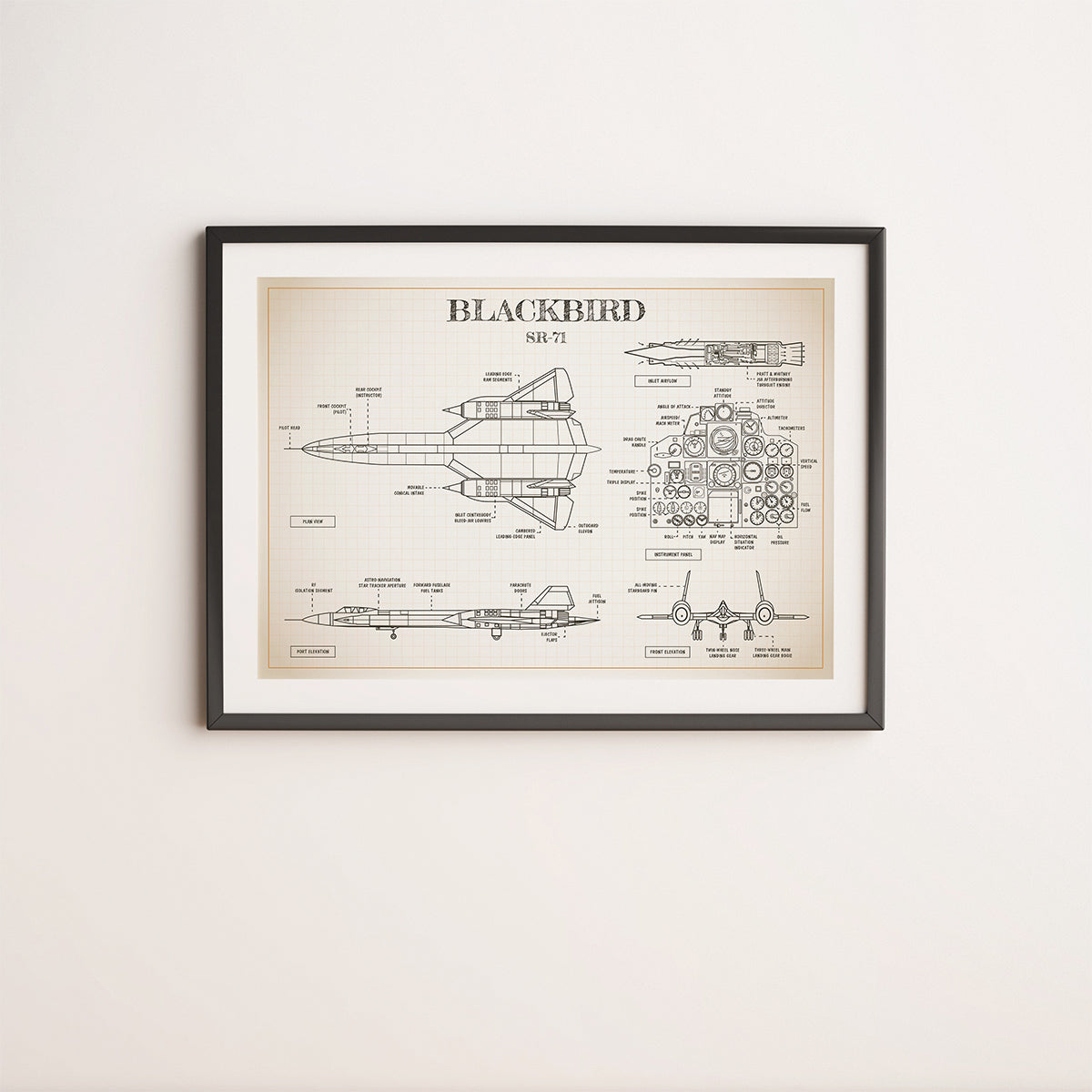 Blackbird SR-71 Poster
