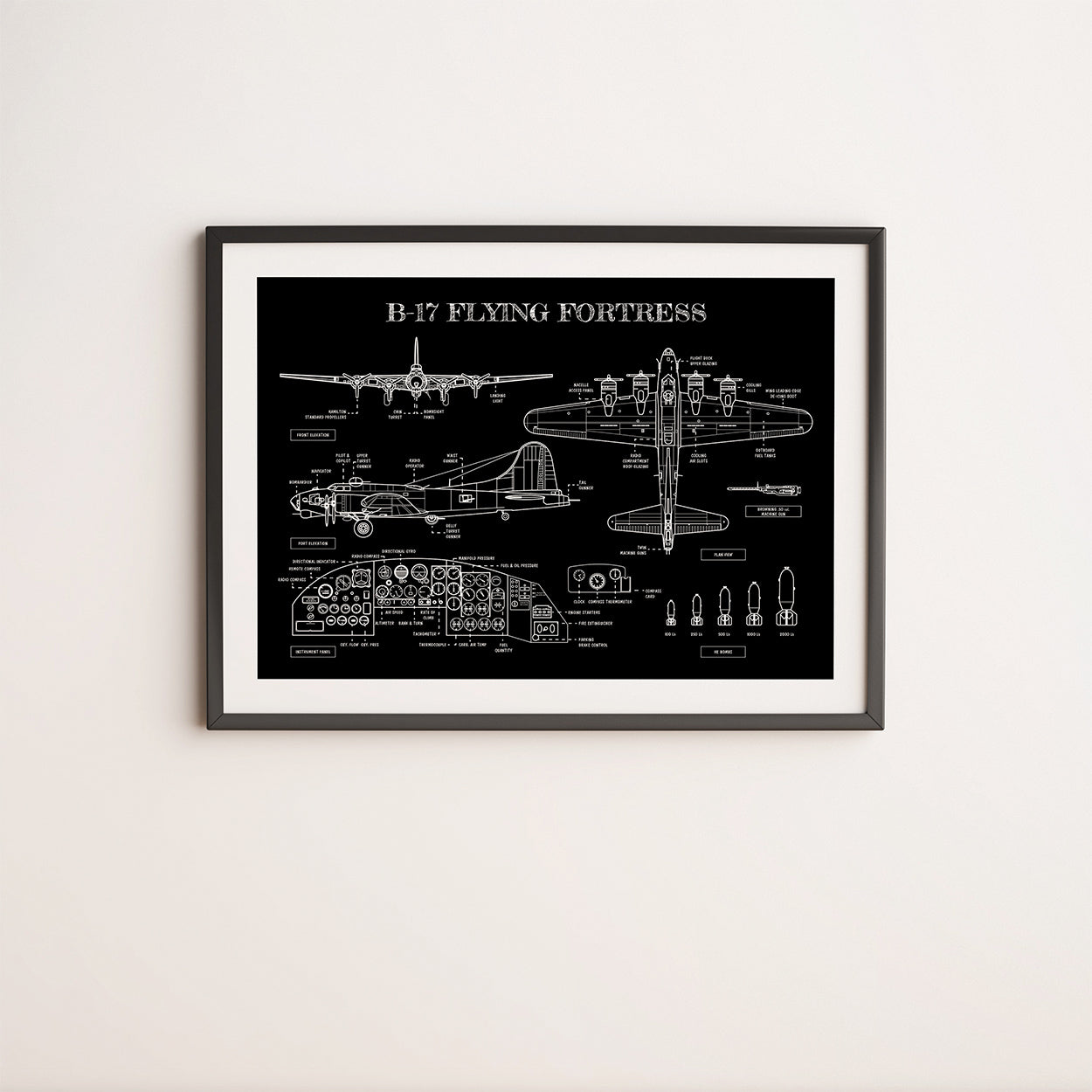B-17 Flying Fortress Poster