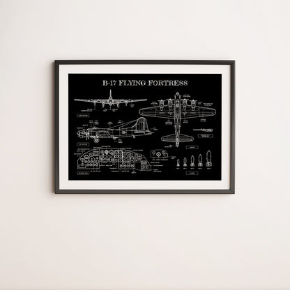 B-17 Flying Fortress Poster