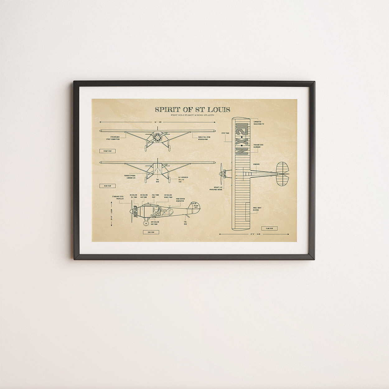 Spirit of St. Louis Poster