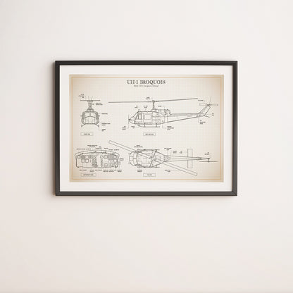 UH-1 Iroquois Poster