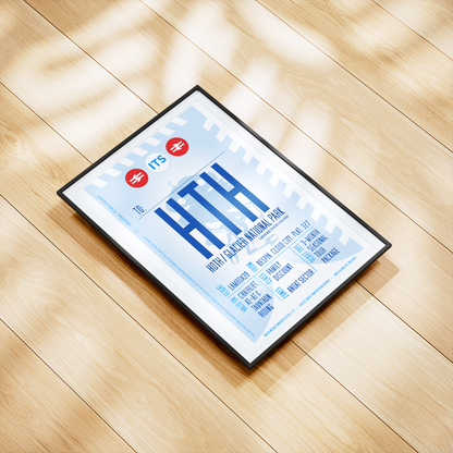 Hoth Boarding Pass (Pop) Poster