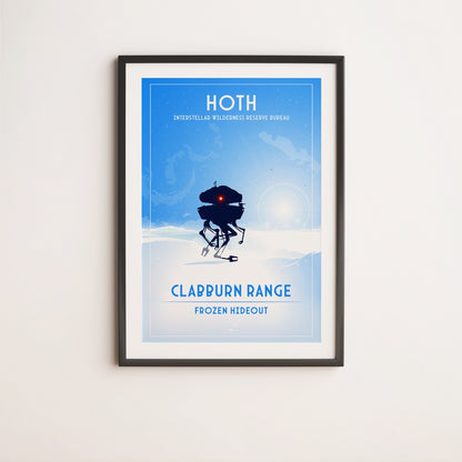 Hoth. Frozen Hideout (Interstellar Wilderness Reserve Bureau Series) Poster